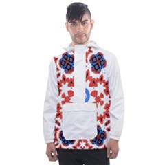Men s Front Pocket Pullover Windbreaker 