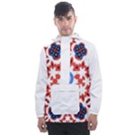  Im Fourth Dimension Adkps Strap Men s Front Pocket Pullover Windbreaker