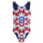  Im Fourth Dimension Adkps Strap Kids  Cut-Out Back One Piece Swimsuit