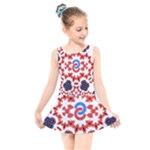  Im Fourth Dimension Adkps Strap Kids  Skater Dress Swimsuit
