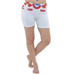  Im Fourth Dimension Adkps Strap Lightweight Velour Yoga Shorts