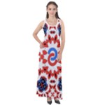  Im Fourth Dimension Adkps Strap Sleeveless Velour Maxi Dress