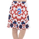  Im Fourth Dimension Adkps Strap Fishtail Chiffon Skirt