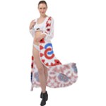  Im Fourth Dimension Adkps Strap Maxi Chiffon Beach Wrap