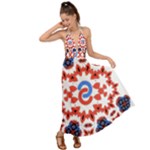  Im Fourth Dimension Adkps Strap Backless Maxi Beach Dress