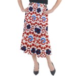  Im Fourth Dimension Adkps Strap Midi Mermaid Skirt