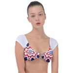 Im Fourth Dimension Adkps Strap Cap Sleeve Ring Bikini Top