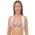  Im Fourth Dimension Adkps Strap Double Strap Halter Bikini Top