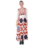  Im Fourth Dimension Adkps Strap Button Up Maxi Dress