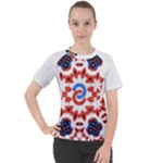  Im Fourth Dimension Adkps Strap Women s Sport Raglan Tee