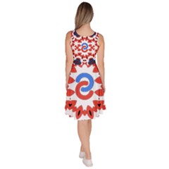 Knee Length Skater Dress With Pockets 