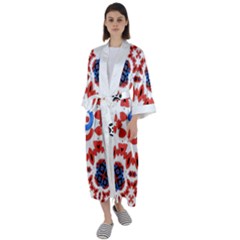 Maxi Satin Kimono 