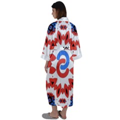 Maxi Satin Kimono 