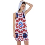  Im Fourth Dimension Adkps Strap Racer Back Hoodie Dress