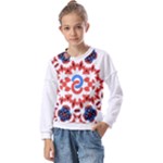  Im Fourth Dimension Adkps Strap Kids  Long Sleeve Tee with Frill 