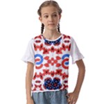  Im Fourth Dimension Adkps Strap Kids  Cuff Sleeve Scrunch Bottom Tee
