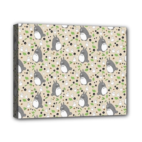 Pattern My Neighbor Totoro Canvas 10  x 8  (Stretched) from ArtsNow.com
