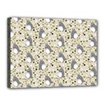 Pattern My Neighbor Totoro Canvas 16  x 12  (Stretched)