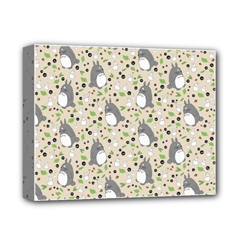Pattern My Neighbor Totoro Deluxe Canvas 14  x 11  (Stretched) from ArtsNow.com
