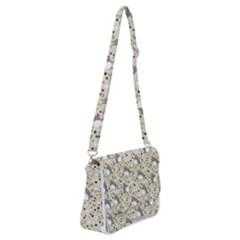 Shoulder Bag with Back Zipper 