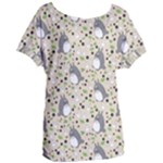 Pattern My Neighbor Totoro Women s Oversized Tee