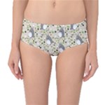 Pattern My Neighbor Totoro Mid-Waist Bikini Bottoms