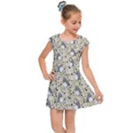 Pattern My Neighbor Totoro Kids  Cap Sleeve Dress