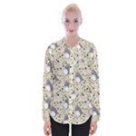 Pattern My Neighbor Totoro Womens Long Sleeve Shirt