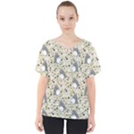 Pattern My Neighbor Totoro V-Neck Dolman Drape Top