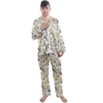 Pattern My Neighbor Totoro Men s Long Sleeve Satin Pajamas Set