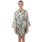 Pattern My Neighbor Totoro Long Sleeve Satin Kimono