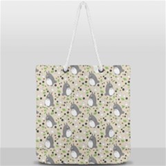 Full Print Rope Handle Tote (Large) 
