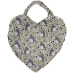 Pattern My Neighbor Totoro Giant Heart Shaped Tote