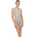 Pattern My Neighbor Totoro Halter Side Cut Swimsuit