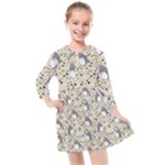 Pattern My Neighbor Totoro Kids  Quarter Sleeve Shirt Dress