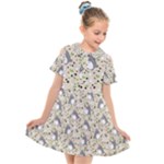 Pattern My Neighbor Totoro Kids  Short Sleeve Shirt Dress