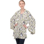 Pattern My Neighbor Totoro Long Sleeve Velvet Kimono 