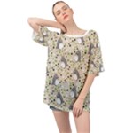 Pattern My Neighbor Totoro Oversized Chiffon Top