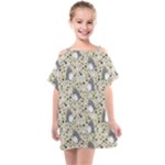 Pattern My Neighbor Totoro Kids  One Piece Chiffon Dress