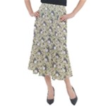 Pattern My Neighbor Totoro Midi Mermaid Skirt