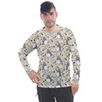 Pattern My Neighbor Totoro Men s Pique Long Sleeve Tee