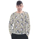 Pattern My Neighbor Totoro Men s Long Sleeve Raglan Tee