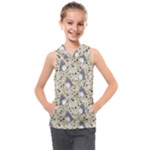 Pattern My Neighbor Totoro Kids  Sleeveless Hoodie