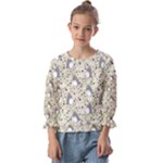 Pattern My Neighbor Totoro Kids  Cuff Sleeve Top