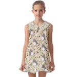 Pattern My Neighbor Totoro Kids  Pilgrim Collar Ruffle Hem Dress