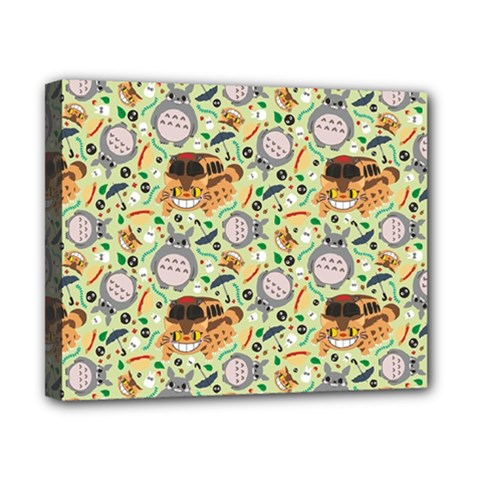 My Neighbor Totoro Pattern Canvas 10  x 8  (Stretched) from ArtsNow.com