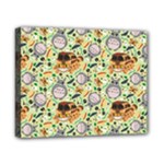 My Neighbor Totoro Pattern Canvas 10  x 8  (Stretched)