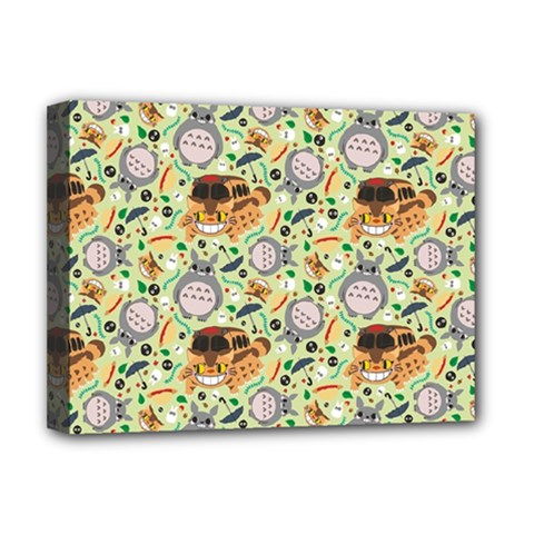 My Neighbor Totoro Pattern Deluxe Canvas 16  x 12  (Stretched)  from ArtsNow.com