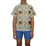 My Neighbor Totoro Pattern Kids  Short Sleeve Swimwear