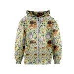 My Neighbor Totoro Pattern Kids  Zipper Hoodie